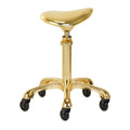 Banco de Cabeleireiro Fine Gold Dourado | Banco Profissional Ergonómico para Salão