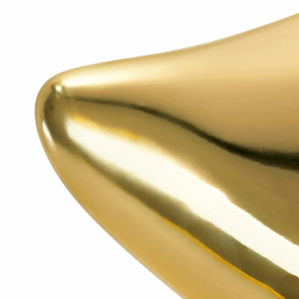 Banco de Cabeleireiro Fine Gold Dourado | Banco Profissional Ergonómico para Salão